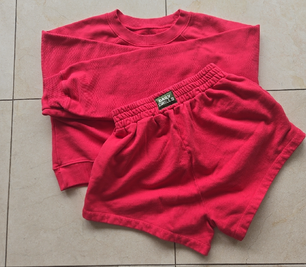 Daily Drills Red Crop Top
